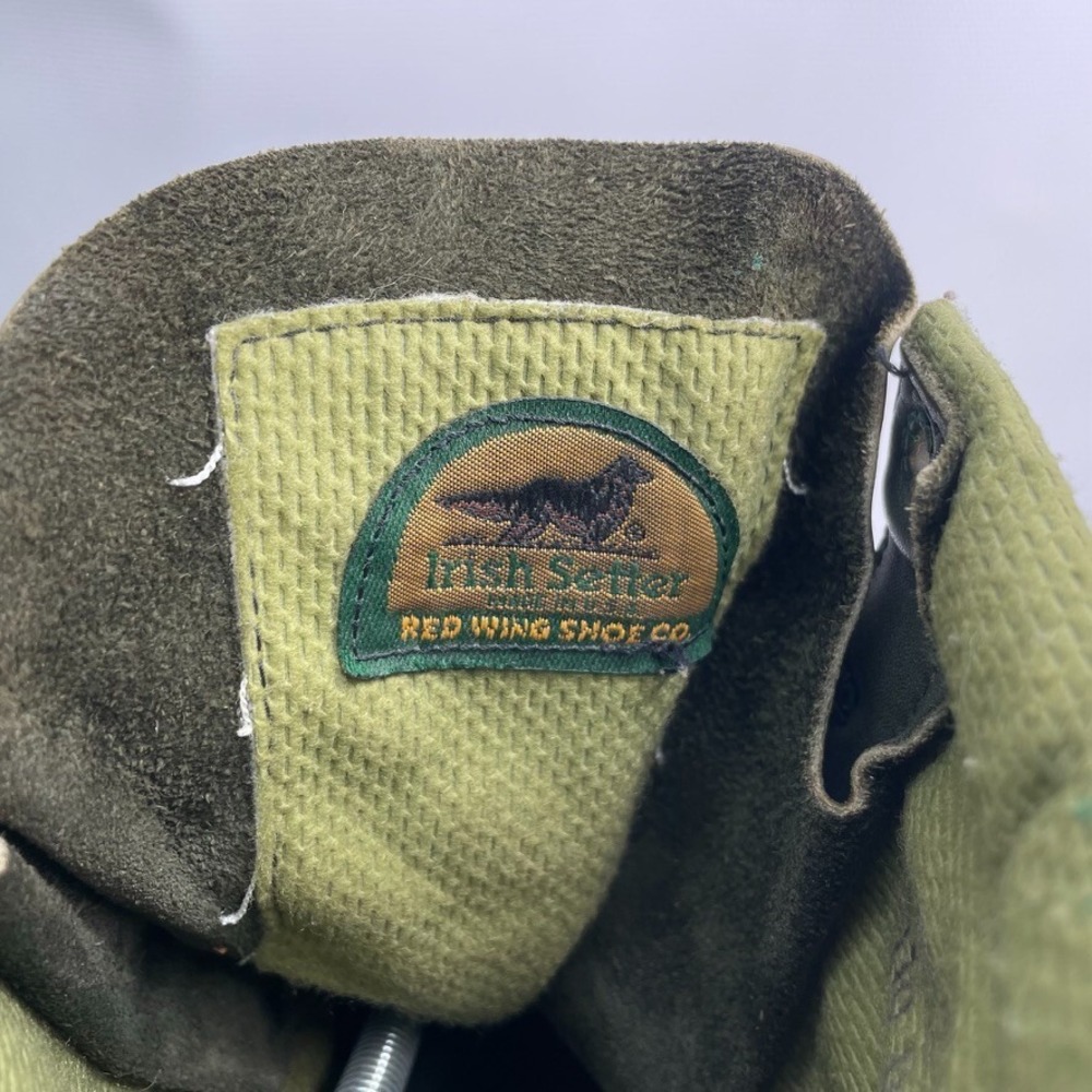 Vintage Red Wing Irish Setter Green Leather‎ Sport Boots size 10 D - Picture 5 of 10